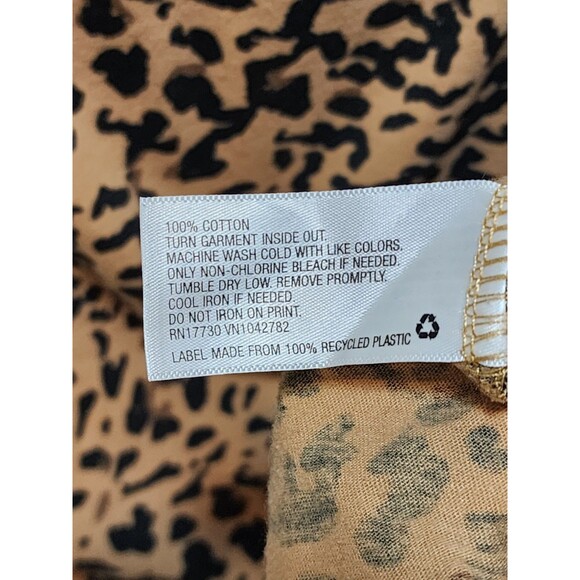 Ava & Viv 2X Womens Cheetah Print Shirt Wild Bold V-Neck Exotic Animal Leopard - Picture 8 of 12